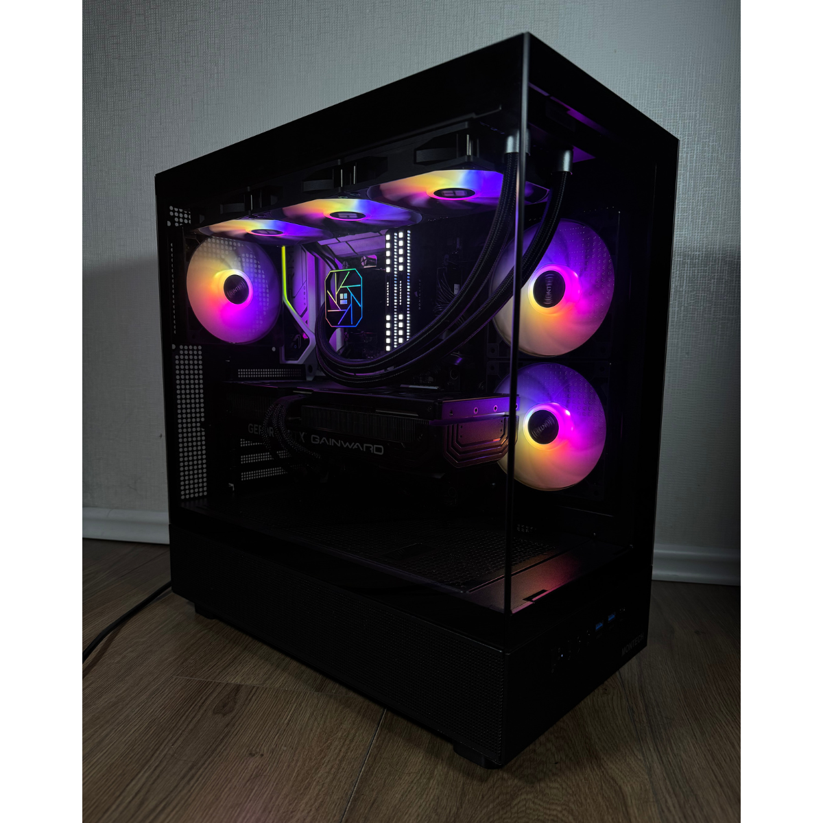 Gaming PC RX 9070 XT, Ryzen 7 9800X3D, 32GB DDR5, 1TB SSD (neubau)