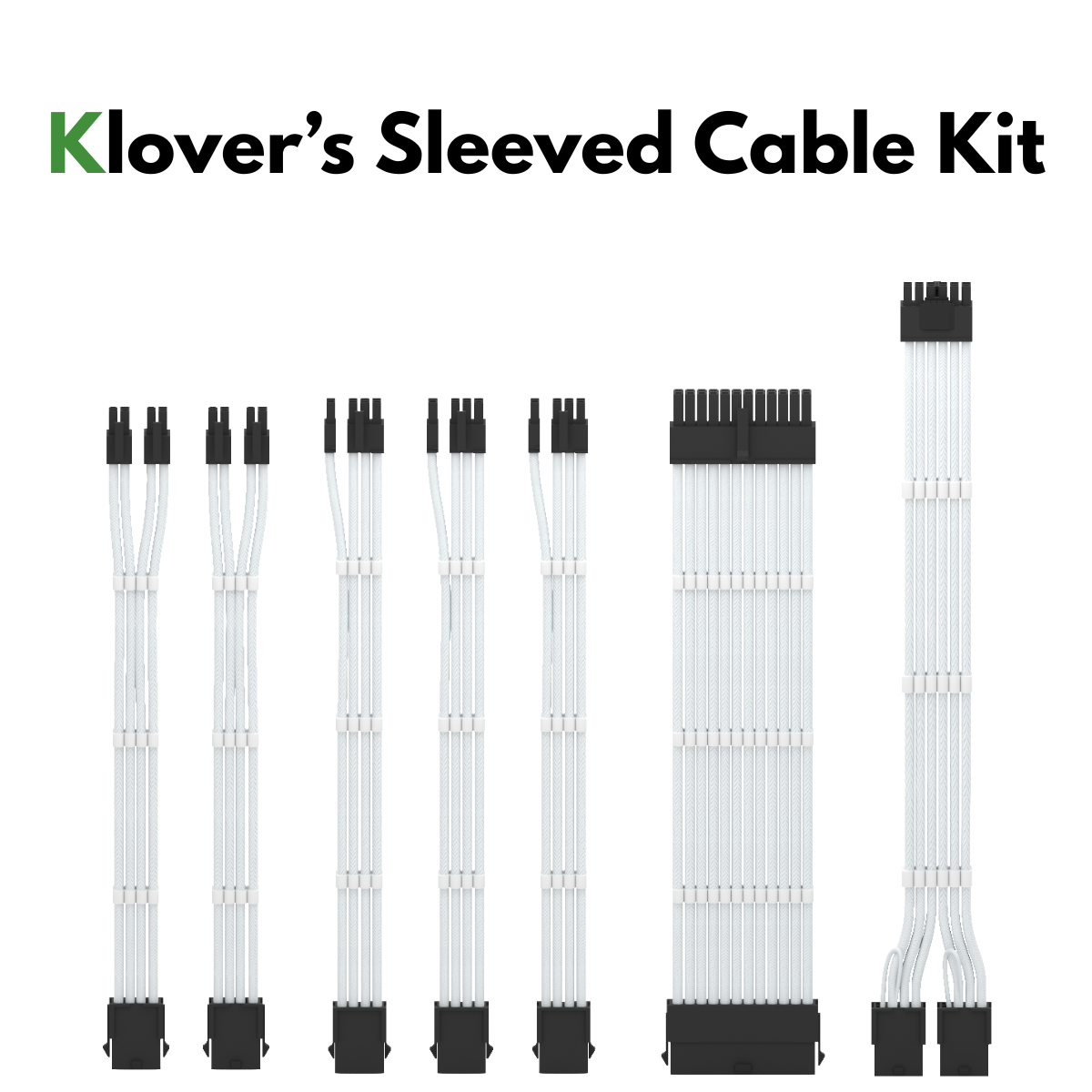 Klover's Sleeved Cable Set - Weiß