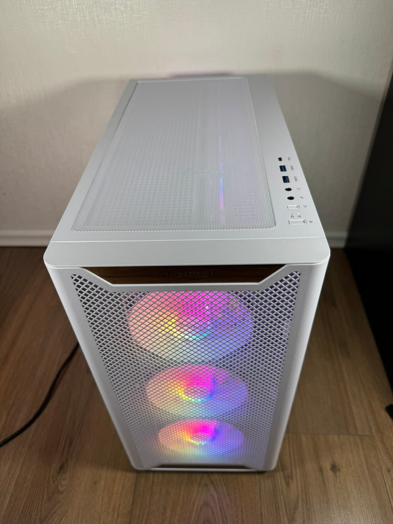 High End White Gaming PC RTX - 4080 Super - 7800 X3D - 32GB DDR5 - 1 TB NVMe