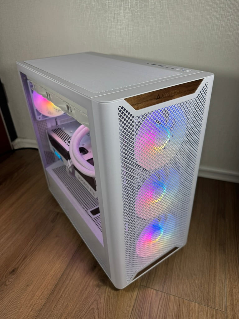 High End White Gaming PC RTX - 4080 Super - 7800 X3D - 32GB DDR5 - 1 TB NVMe