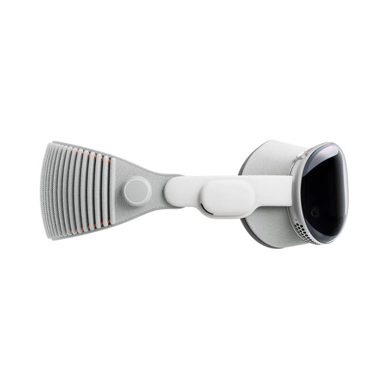 Apple Vision Pro 256 GB – Seitenansicht des VR-Headsets in Weiß
