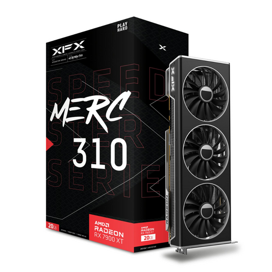 RX 7900 XT XFX MERC 310 Black Edition 20GB