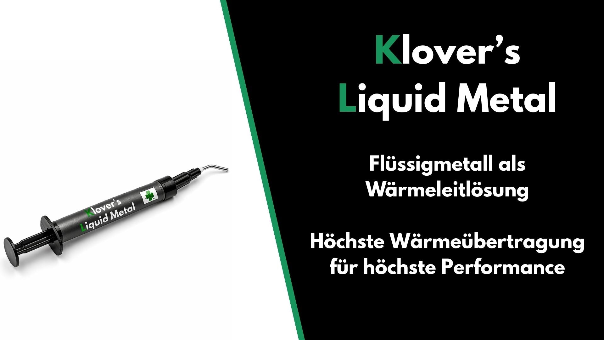Klover's Liquid Metal Wärmeleitpaste - Flüssigmetall als Wärmeleitlösung für höchste Performance
